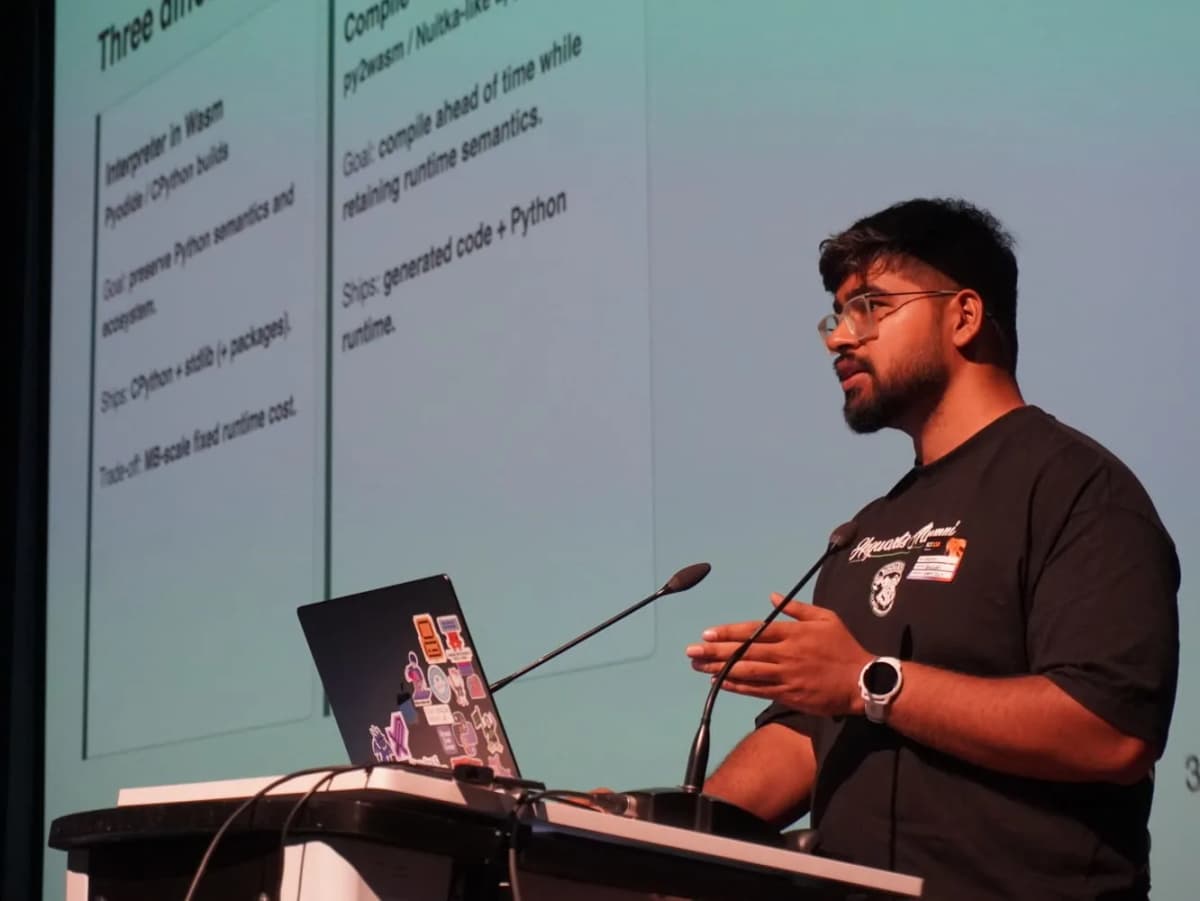 Direct Ahead-of-time Compilation of Typed Python to Compact WebAssembly